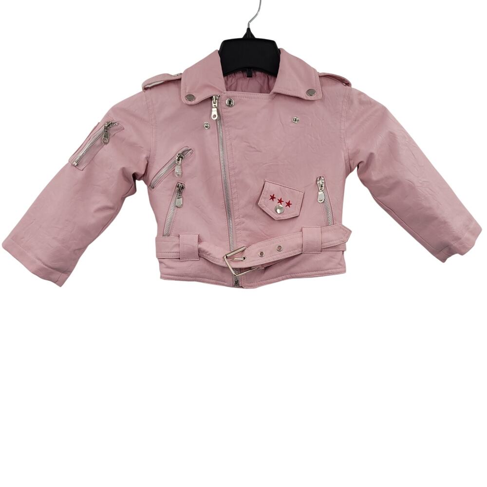 Outdoor Habitat toddler pink jacket USA eagle on back size 2T